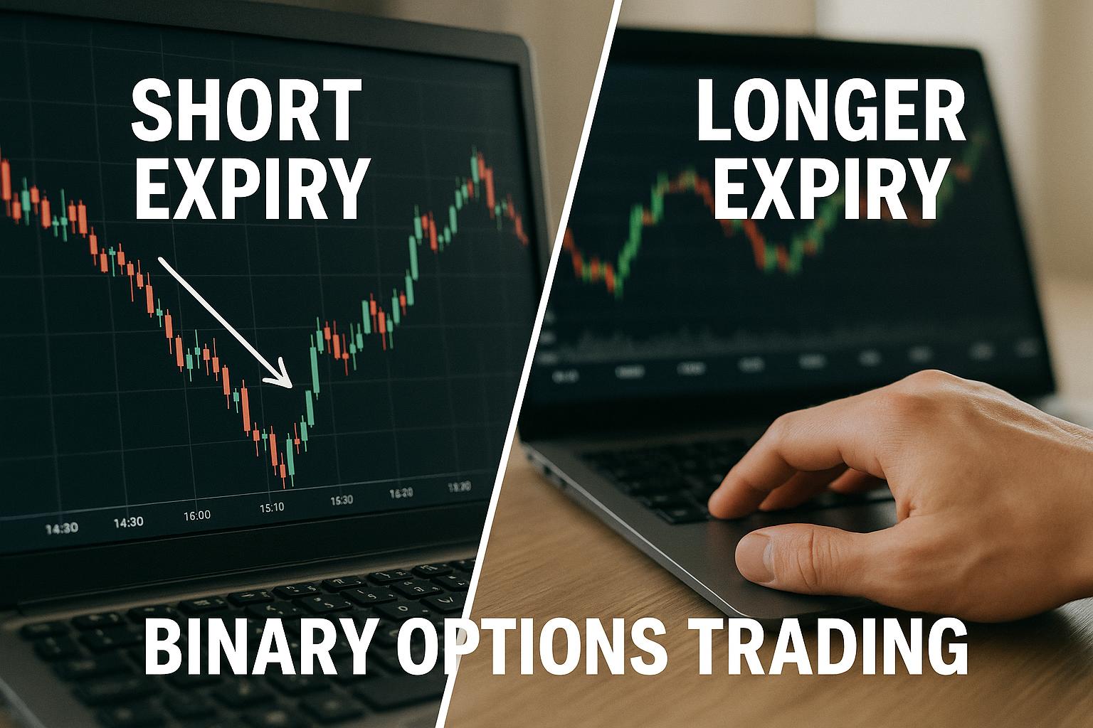 Short expiry versus longer expiry binary options trading