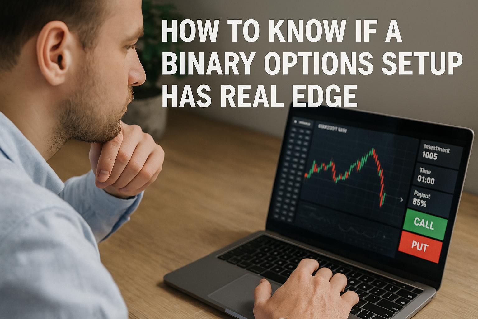 How to know if a binary options setup has real edge