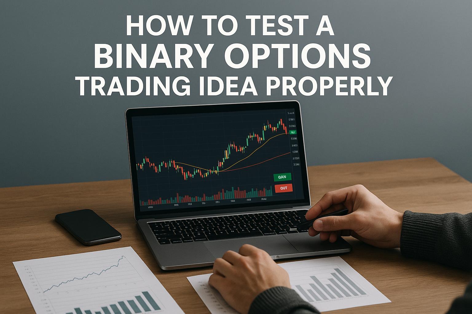 How to test a binary options trading idea properly