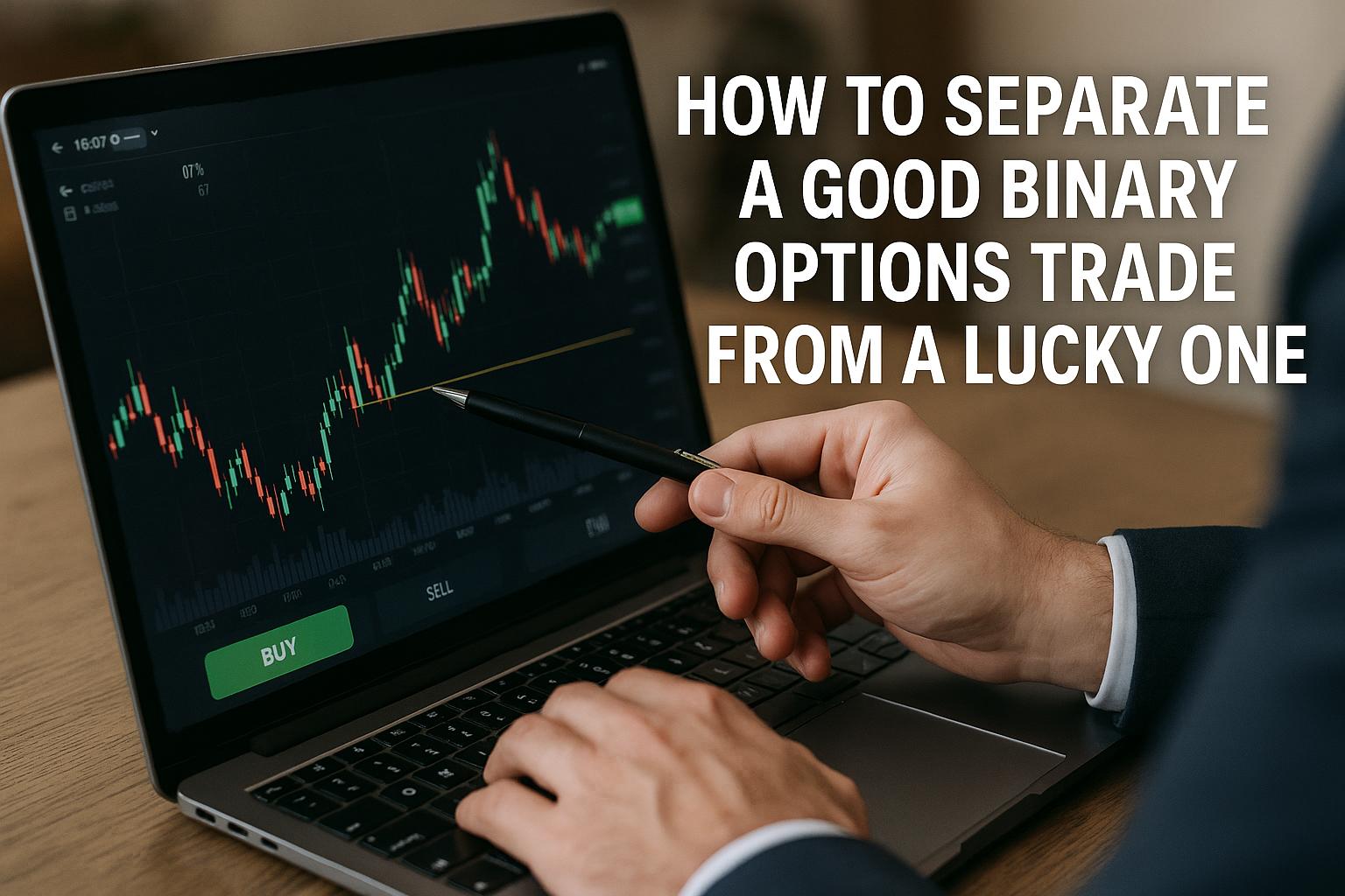 How to separate a good binary options trade from a lucky one